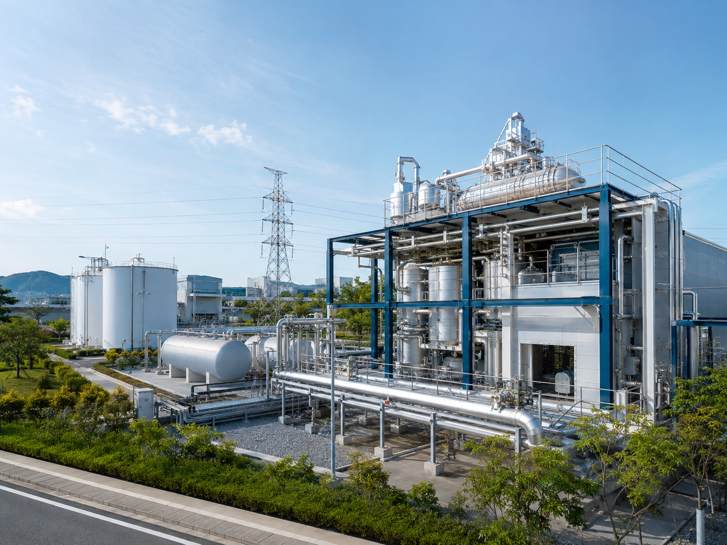 Hydrogen and clean power facility