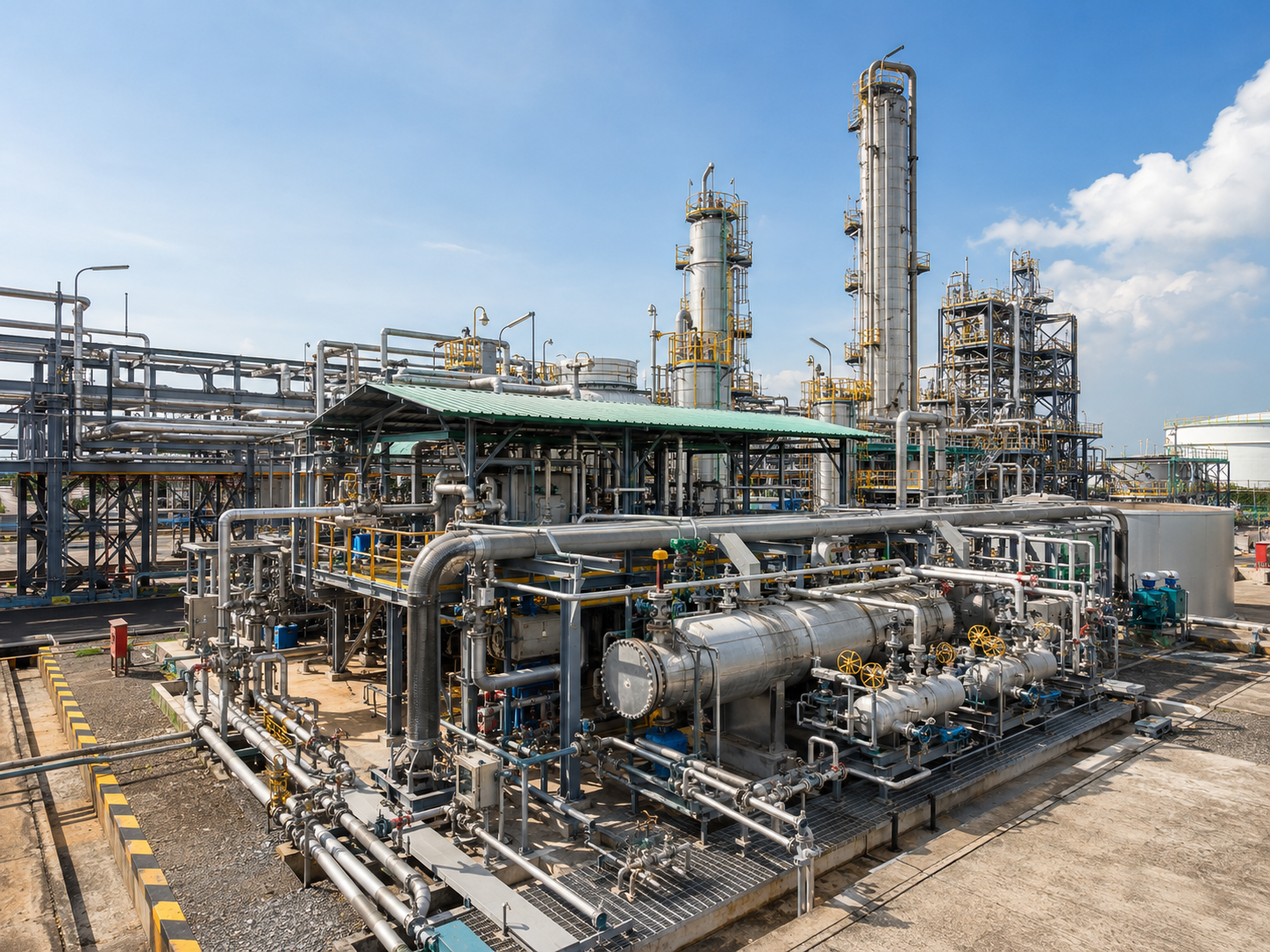 Onshore process plant